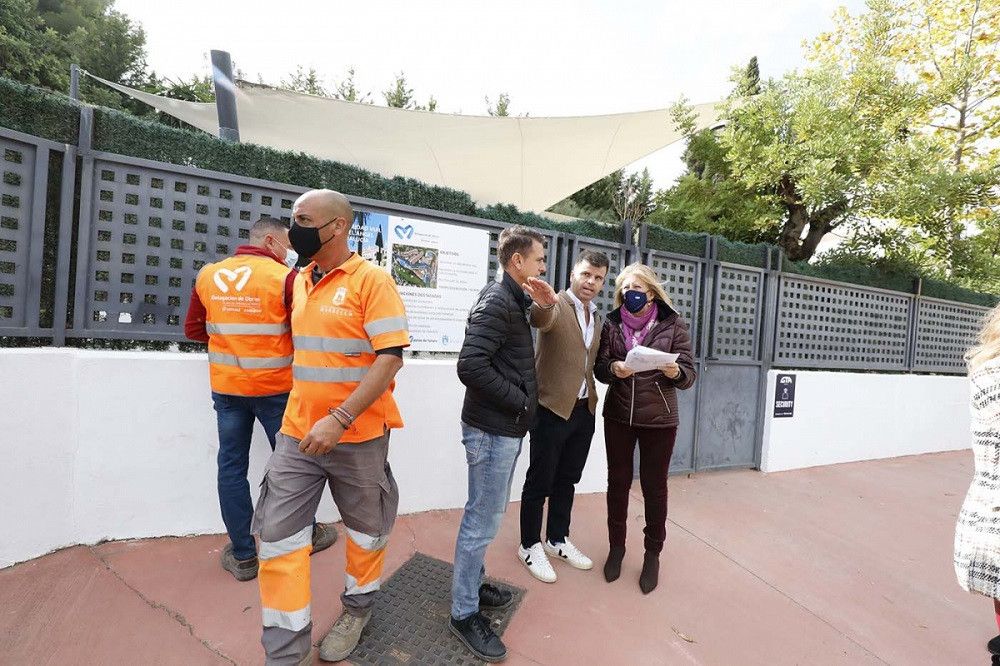 El Ayuntamiento mejorará la seguridad vial de 900 familias con la actuación que está realizando en la carretera de El Ángel