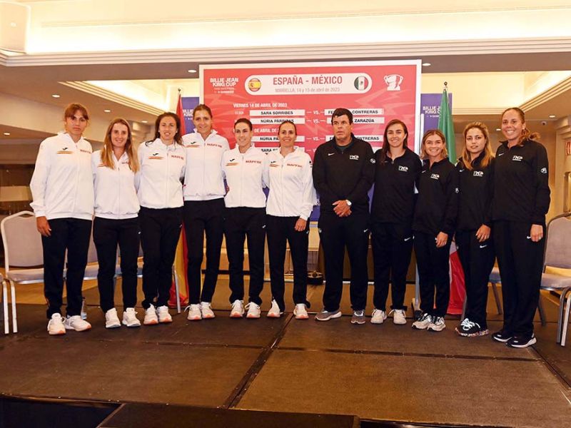 Hoy ha empezado en Marbella la eliminatoria Qualifier de la Billie Jean King Cup que enfrenta a España y México