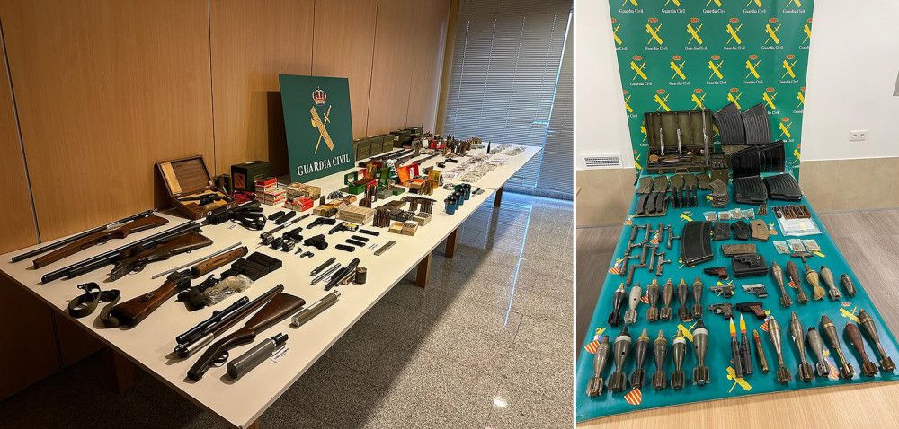 Detenidas cuatro personas por tráfico de munición de armas de fuego en varias provincias