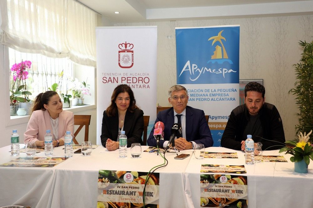 San Pedro Alcántara albergará del 2 al 8 de mayo la cuarta edición del evento Restaurant Week’ con la participación de 16 establecimientos hosteleros