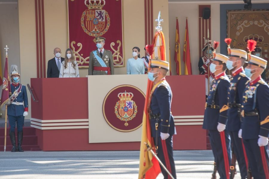 Los reyes presiden el desfile por el Día de la Fiesta Nacional