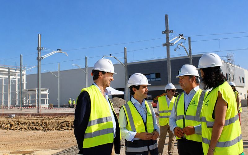 Las obras para la puesta en servicio del tranvía de Alcalá de Guadaíra están al 75% de ejecución