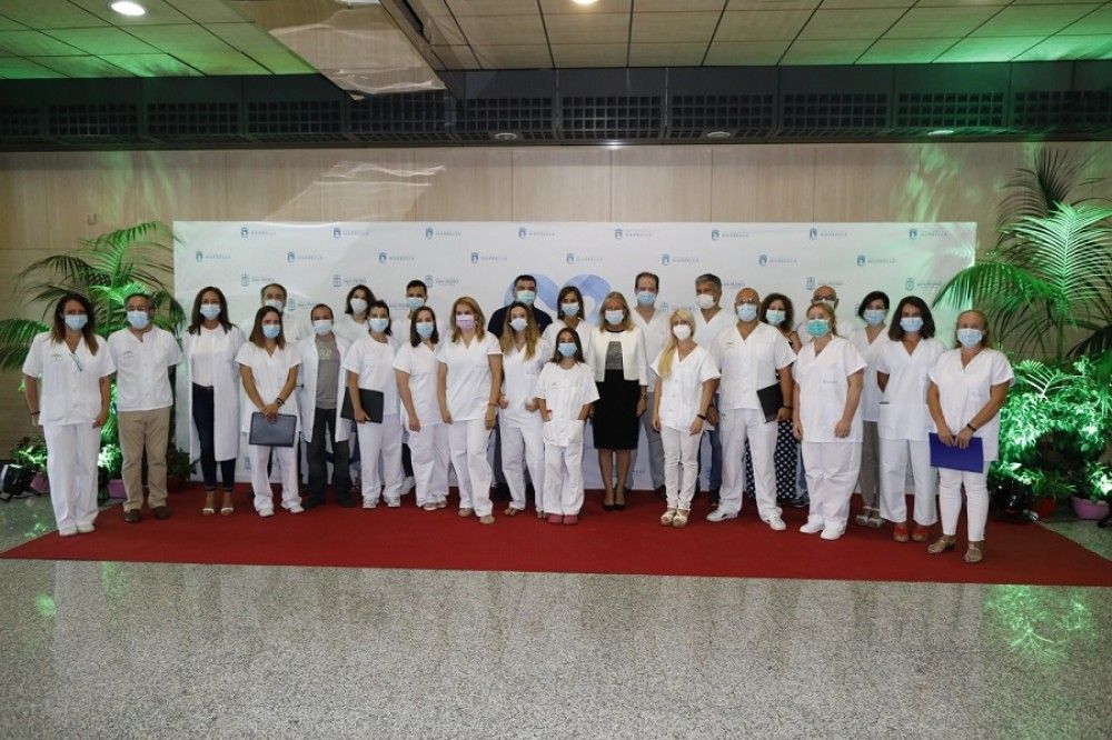 El Hospital Costa del Sol recibe el reconocimiento de la ciudad por su labor frente a la pandemia en la gala Gracias Marbella y San Pedro’