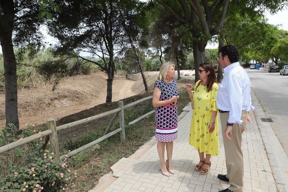 El Ayuntamiento acomete trabajos de desbroce y mantenimiento de los arroyos de Las Chapas para evitar riesgos de incendios e inundaciones