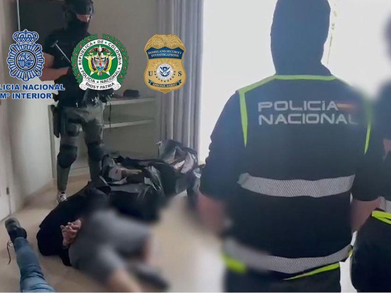 Desarticulada una organización que introducía cocaína desde Sudamérica para su distribución en España