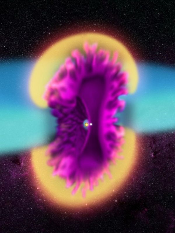 El Observatorio de Rayos X "Chandra" capta la explosión de un sistema estelar binario