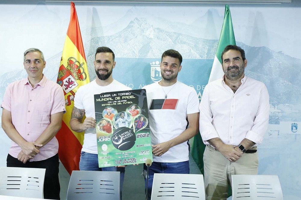 Morientes, Amoruso, Alfonso Pérez o los exmalaguistas Jesús Gámez y Valcarce se suman a Panucci, Totti y los hermanos De Boer para competir en la primera edición del World Pádel Soccer’