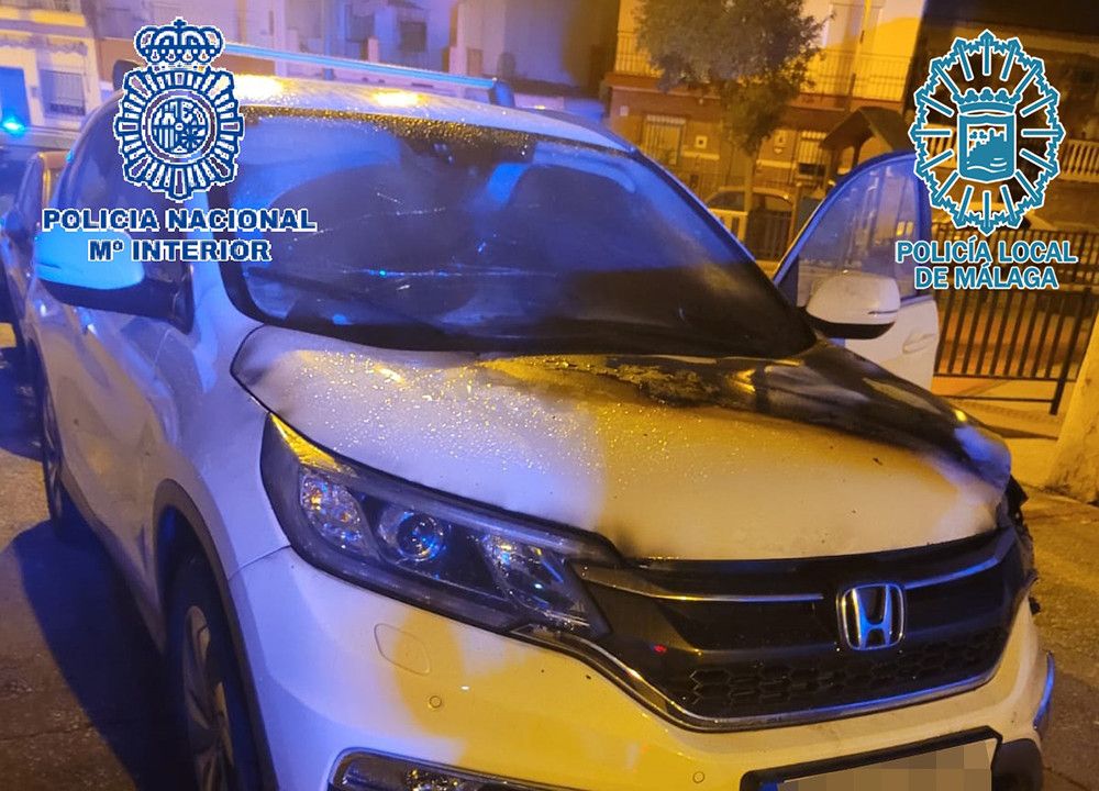 Arrestado en Málaga el responsable de cinco incendios en vehículos en menos de una semana