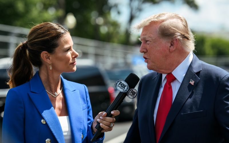 La Casa Blanca veta a CNN, MS NOW y Politico por dar "noticias falsas", según Donald Trump